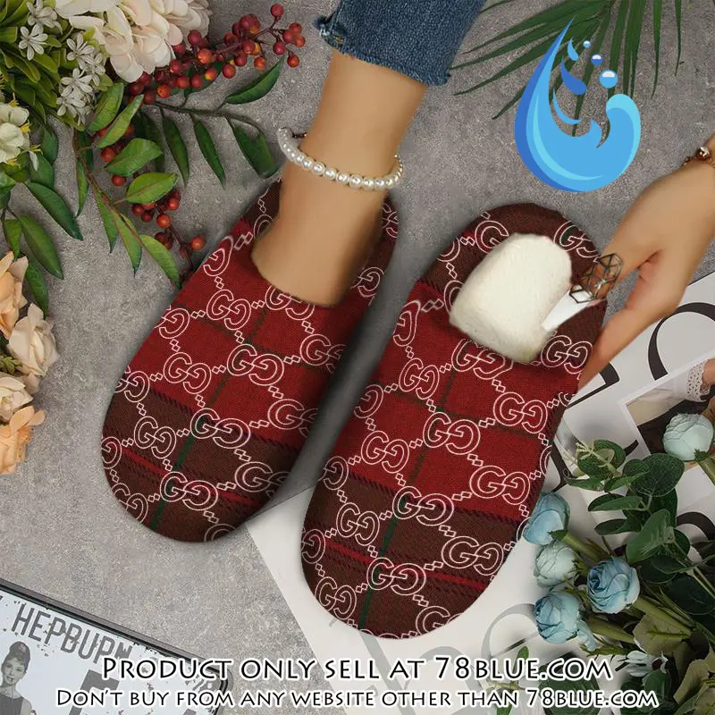 Gucci fleece slippers luxury inhouse slippers ihs1018 78b1504510